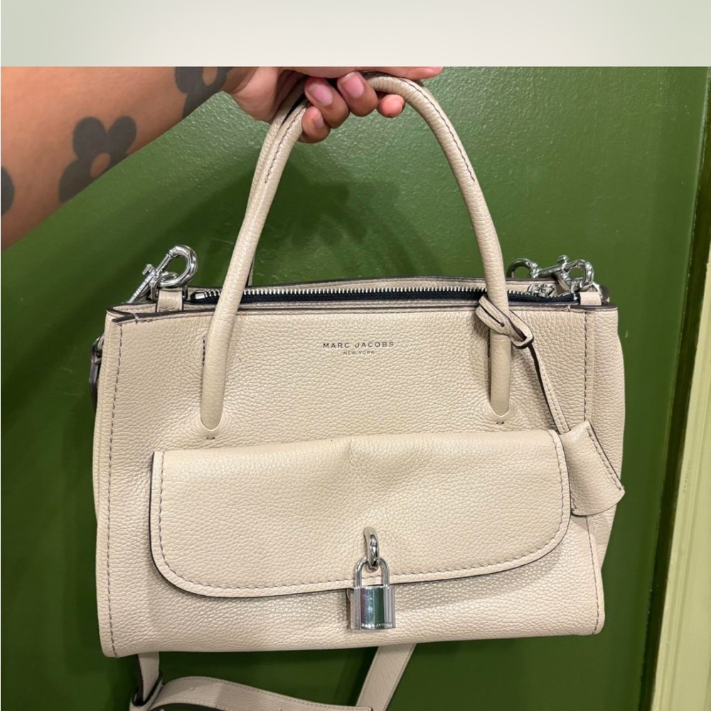 Marc Jacobs Lock That Leather Tote Bag
